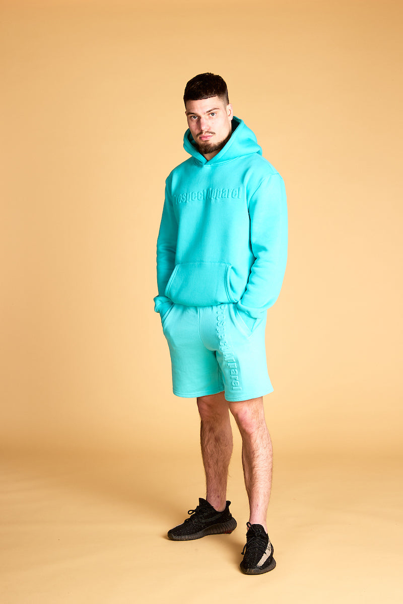 PA Embossed Shorts - Blue
