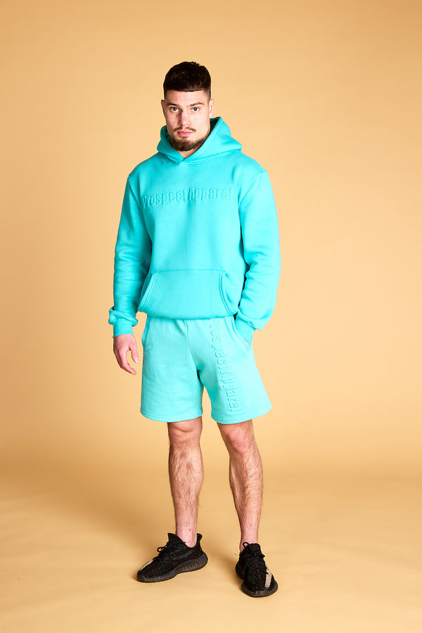 PA Embossed Shorts - Blue
